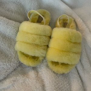 Girls Fluff Yeah Slide UGG